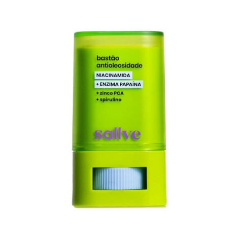 Bastão Antioleosidade Sallve Niacinamida + Enzima Papaína 15g