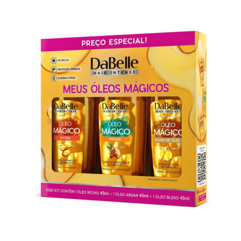 Kit Dabelle Meus Oleos Magicos 135Ml