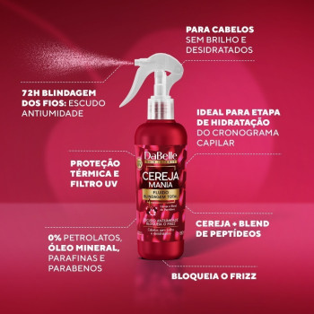 Fluido Blindagem Total Dabelle Cereja Mania 180Ml