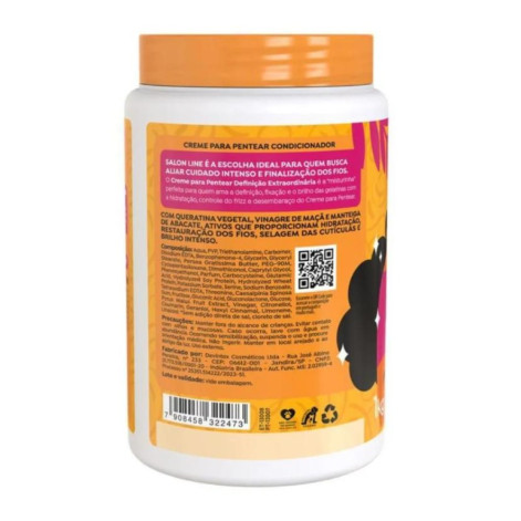 Creme para Pentear Gelatina + Salon Line Definição Extraordinária 1kg