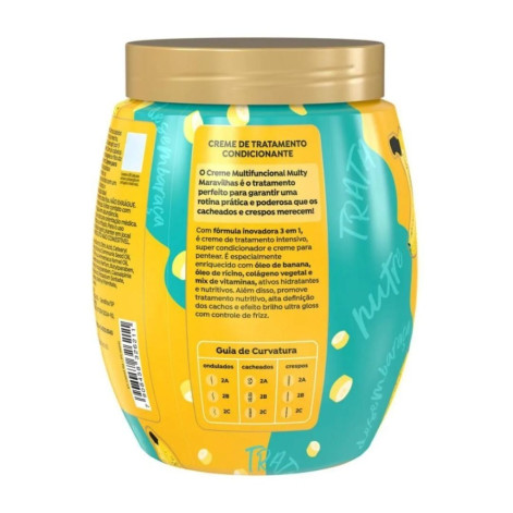 Creme de Tratamento 3 em 1 Salon Line Cachos dos Sonhos Banana 1kg