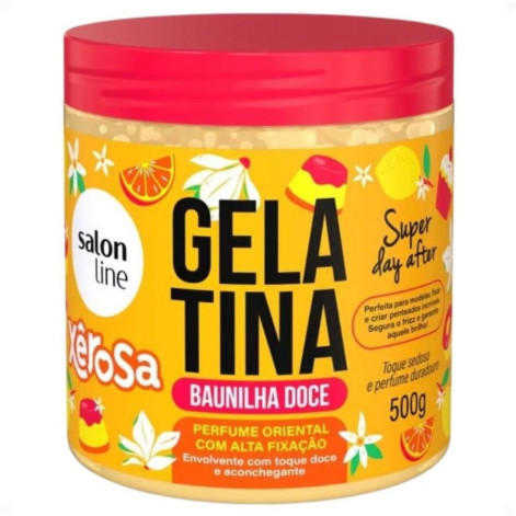  Gelatina Capilar Salon Line Xêrosa Baunilha Doce 500g