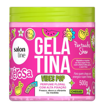 Gelatina Capilar Salon Line Xêrosa Vibes Pop 500g