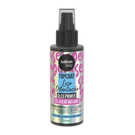 Óleo Salon Line Primer Top Coat Liso Ostentação 120Ml