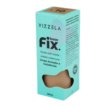 Base Líquida Vizzela Fix Cor 10 - 30ml