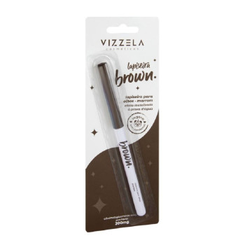 Vizzela Lapiseira para Olhos Brown Marrom Efeito Metalizado 