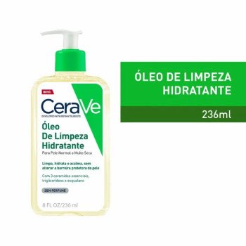 Óleo de Limpeza Hidratante CeraVe Sem Perfume 236ml