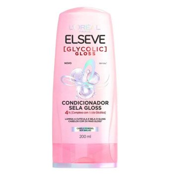 Condicionador Sela Gloss L'Oréal Paris Elseve Glycolic Gloss 200ml