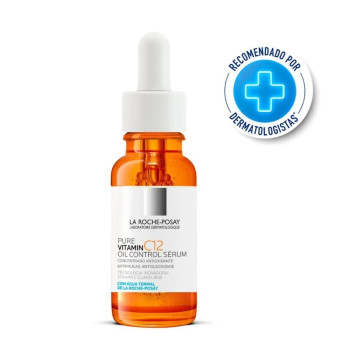 Sérum Facial Anti-Rugas La Roche Posay Pure Vitamin C12 Oil Control Vitamina C Pele Oleosa 15ml