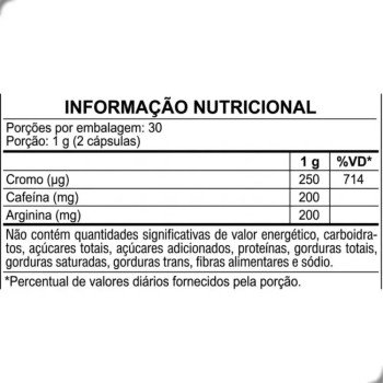 Top Slim Thermo Arginina Gengibre Cafeina 60 Capsulas Herbamed Natural