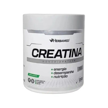 Creatina Pura Monohidratada 300g Herbamed