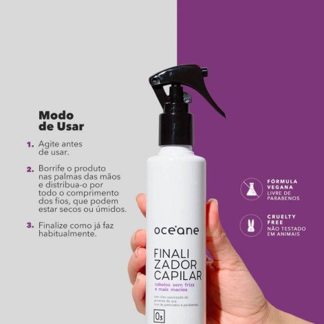 Oceane Finalizador Capilar Anti-Frizz 200ml
