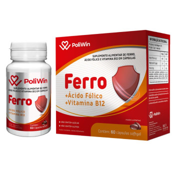 Poliwin Ferro C/60 Capsulas