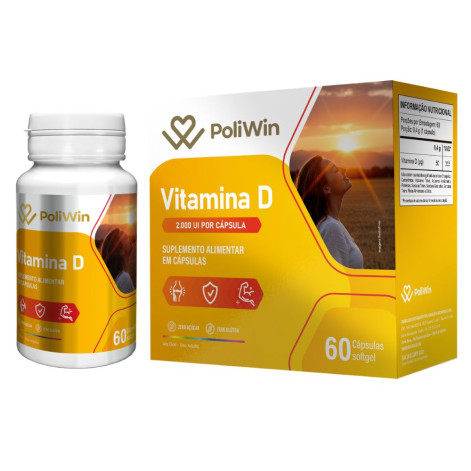 Poliwin Vitamina D 60 Capsulas Softgel