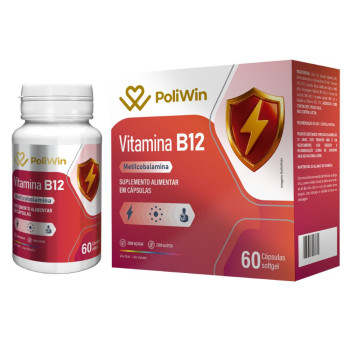 Vitamina B12 Metilcobalamina com 60 Cápsulas Softgel