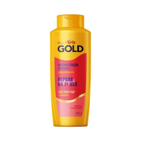 Condicionador Niely Gold Reconstrução Potente 275Ml