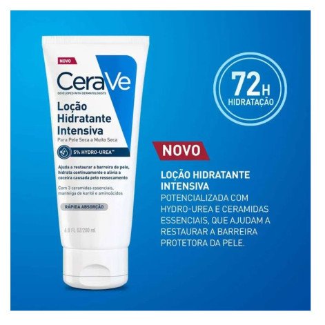 Loção Hidratante Intensiva Cerave 5% Hidro Urea 200ml