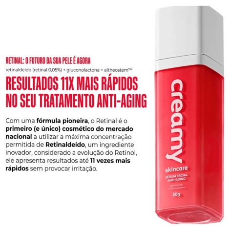 Sérum Facial Creamy Anti Idade com Retinal 30g
