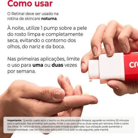 Sérum Facial Creamy Anti Idade com Retinal 30g