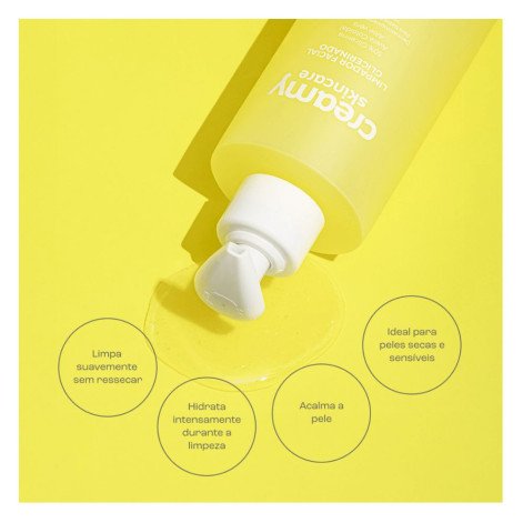 Limpador Facial Glicerinado Creamy Skincare 50% de Glicerina 200ml