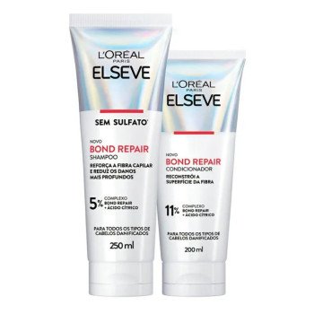 Kit L'Oréal Paris Elseve Bond Repair Shampoo 250ml + Condicionador 200ml