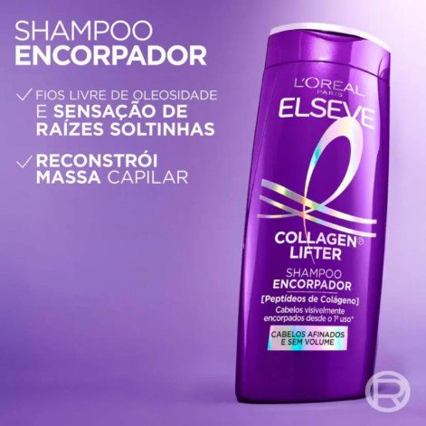 Shampoo Encorpador Elseve Collagen Lifter 400ml