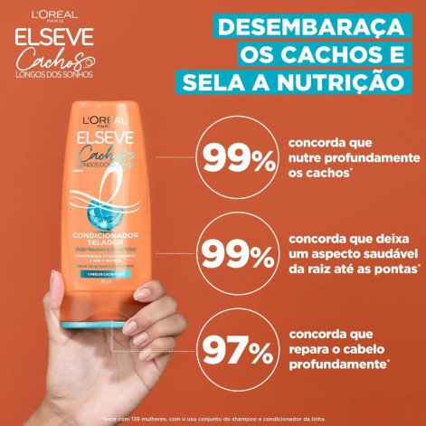 Condicionador Selador L'Oréal Paris Elseve Cachos Longos dos Sonhos 200ml