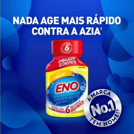 Sal de Fruta Eno Abacaxi Pó Efervescente 100g