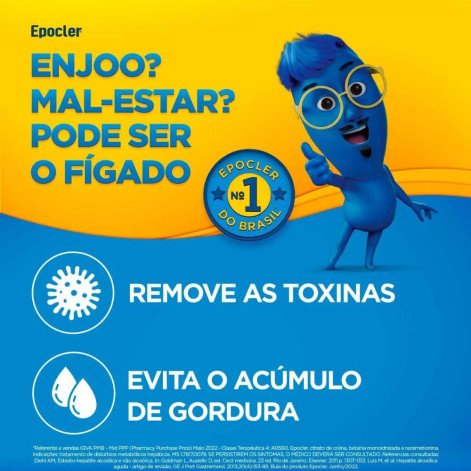 Epocler 100mg/ml + 10mg/ml + 50mg/ml Sabor Abacaxi 12 flaconetes de 10ml