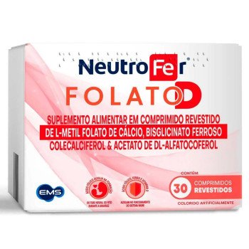 Polivitamínico NeutroFer Folato D para Gestantes 30 comprimidos