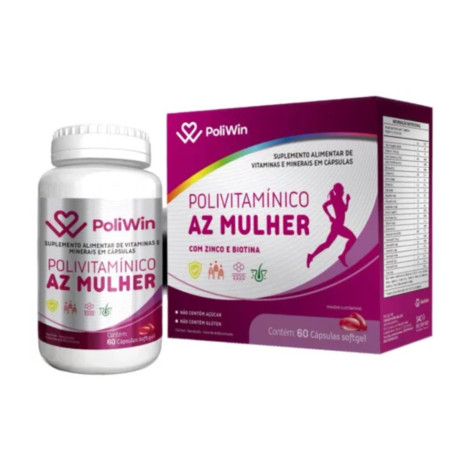 Poliwin Az Mulher C/60Caps