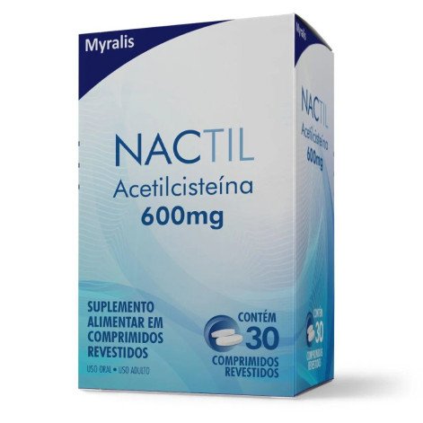 Suplemento Alimentar Nactil 600mg Myralis - 30 Comprimidos