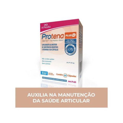 Colagéno Protena Plus D com Ácido Hialurônico 60 Cápsulas
