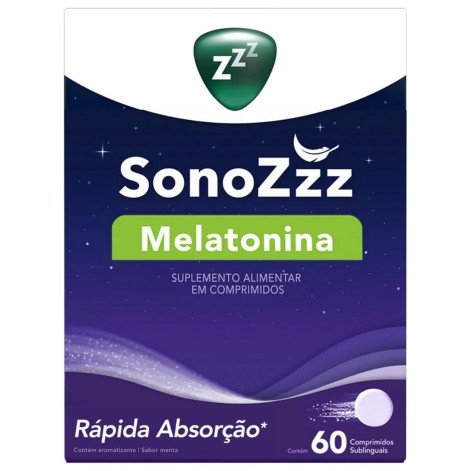 SonoZzz Melatonina 60 Comprimidos Sublinguais