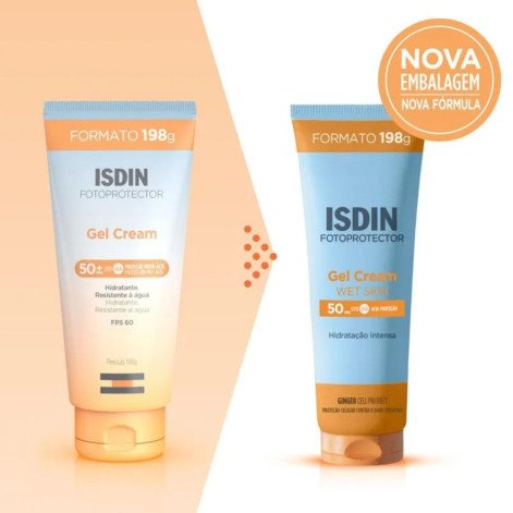 Protetor Solar Corporal Isdin Gel Cream FPS 50+ - 198g