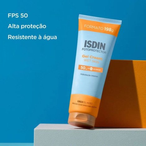 Protetor Solar Corporal Isdin Gel Cream FPS 50+ - 198g