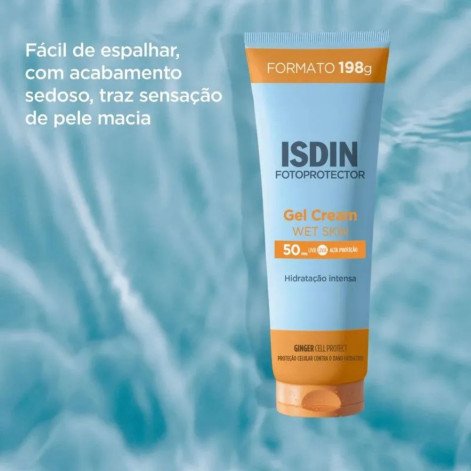 Protetor Solar Corporal Isdin Gel Cream FPS 50+ - 198g