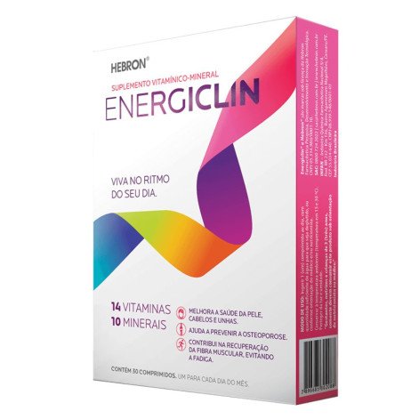 Energiclin Vitaminas e Minerais com 30 Comprimidos