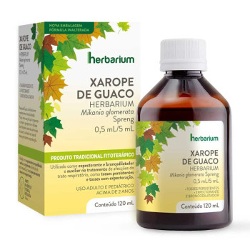 Xarope de Guaco Herbarium Expectorante com 120ml