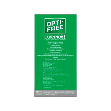  Solução de Limpeza para Lentes de Contato Opti-Free Pure Moist com 90ml
