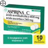 Analgésico Aspirina C Bayer 10 Comprimidos Efervescentes