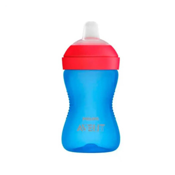 Copo Philips Trans Bico Silic Azul 300ML