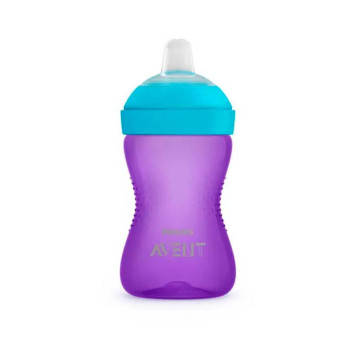 Copo Philips Trans Bico Silic Roxo 300ML