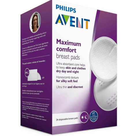 Absorvente Seios Phillips 24Un Avent Dia/Noite