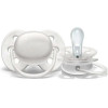 Chupeta Ultra Soft Lisa 0-06 Meses Branca Philips Avent 