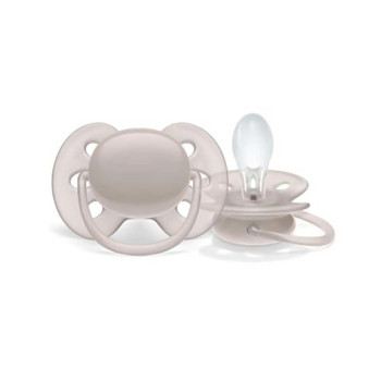Chupeta Avent UltraSoft 6-18 Meses Neutra 1 Unidade