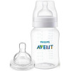 Mamadeira Classica Anti-colic 260ml + Bico 6m+ Philips Avent Scy119/04