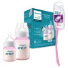 Mamadeira Anti-cólica 125ml 260ml Bico Extra E Escova Avent