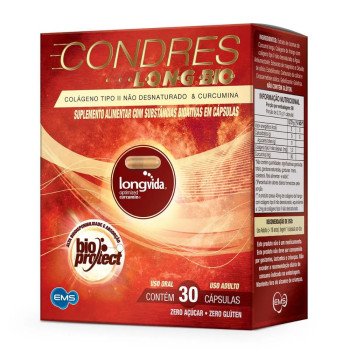 Colágeno Tipo II Condres Long Bio 30 cápsulas