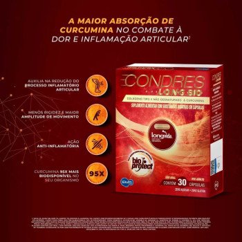 Colágeno Tipo II Condres Long Bio 30 cápsulas